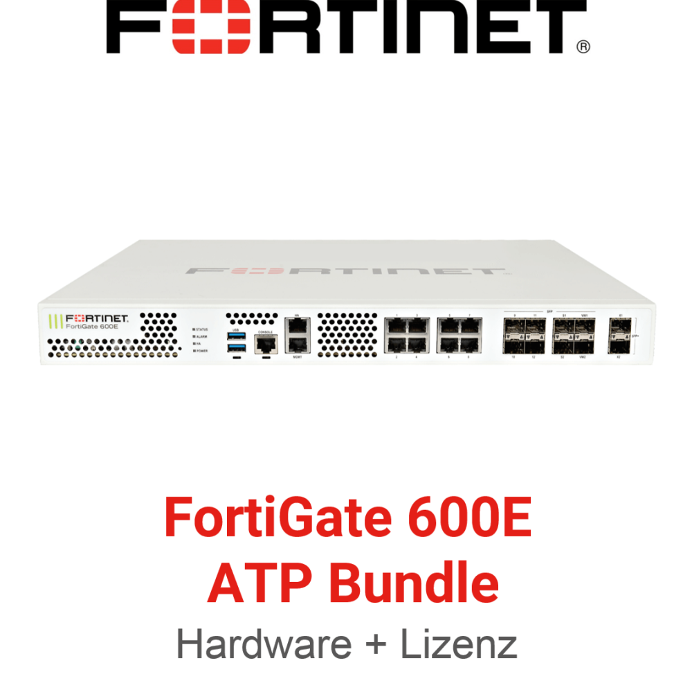 Fortinet FortiGate-600E - ATP Bundle (Hardware + Lizenz)