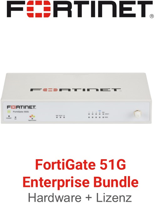 Fortinet FortiGate-51G - Enterprise Bundle (Hardware + Lizenz)